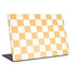 Yellow and White Checkerboard Universal Laptop 16.6in (13.4 x 9.7in) Skin